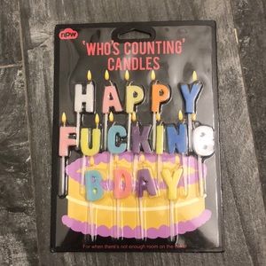 Urban Outfitters Birthday Candles